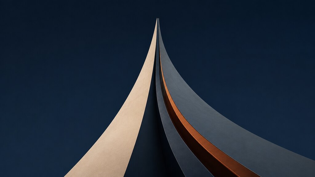Abstract architectural pinnacle